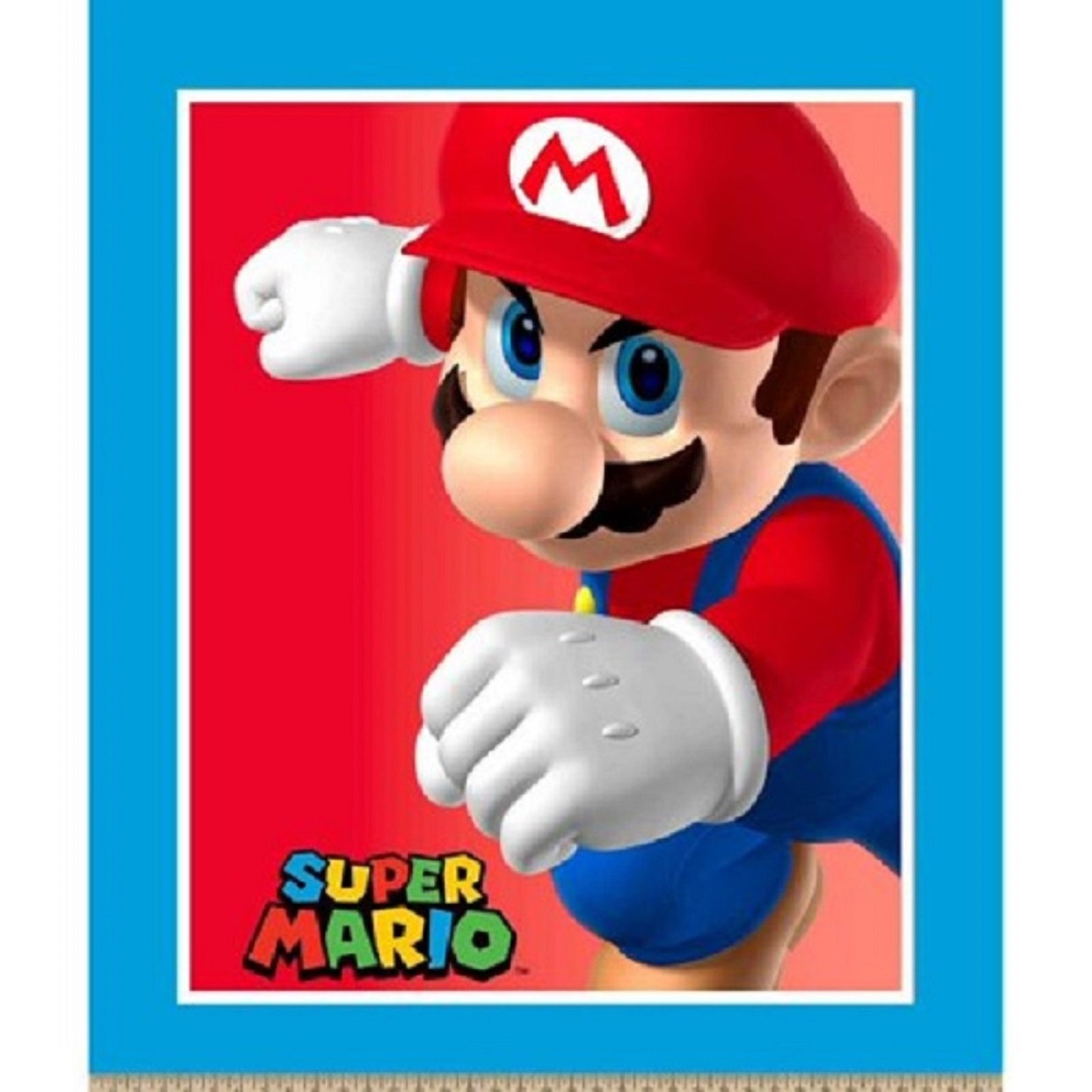 Présentoir Magasin Mario Bros GAMESTOP - Extrêmement Rare, 47x87, Tissu/tissu
