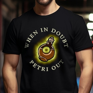 Petri Out Tee Classic Hardcore WoW Retro Gamers Mak&#39;gora Warrior Warlock PvP Dungeon World of Warcraft Tshirt Gift Shirt Duel SoD Azeroth