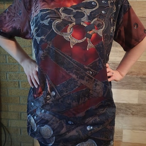 Karlach All Over Print Tee Baldur&#39;s Gate 3 T-Shirt BG3 T Shirt Video Game Halloween Baldurs Gate 3 Karlach Cosplay Dungeons and Dragons Top
