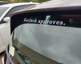 Baldur's Gate 3 Vinyl Decal: Companion Approval/Disapproval