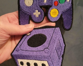 Classic Gaming Patch | Classic Console Embroidery | Retro Gamer Accessory | 2000s Nostalgia Gift | Iron-On Sew-On