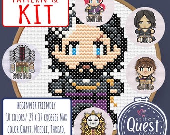 Expedition 33 Cross Stitch Kit – Choose Single Beginner Pattern or Set