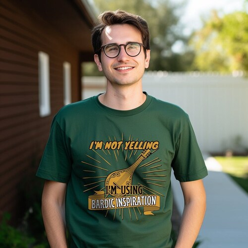 Baldur's Gate 3 Bardic Inspiration T-Shirt, Funny DND Tee