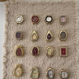 Watch Face for DIY Jewelry,Functional Quartz Watch Dials,Mixed Shape Watch Faces Lot,Vintage Watch Components for Handmade Bracelet Necklace