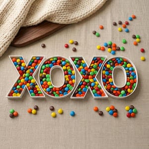 Custom Letter Fillable Candy Dish