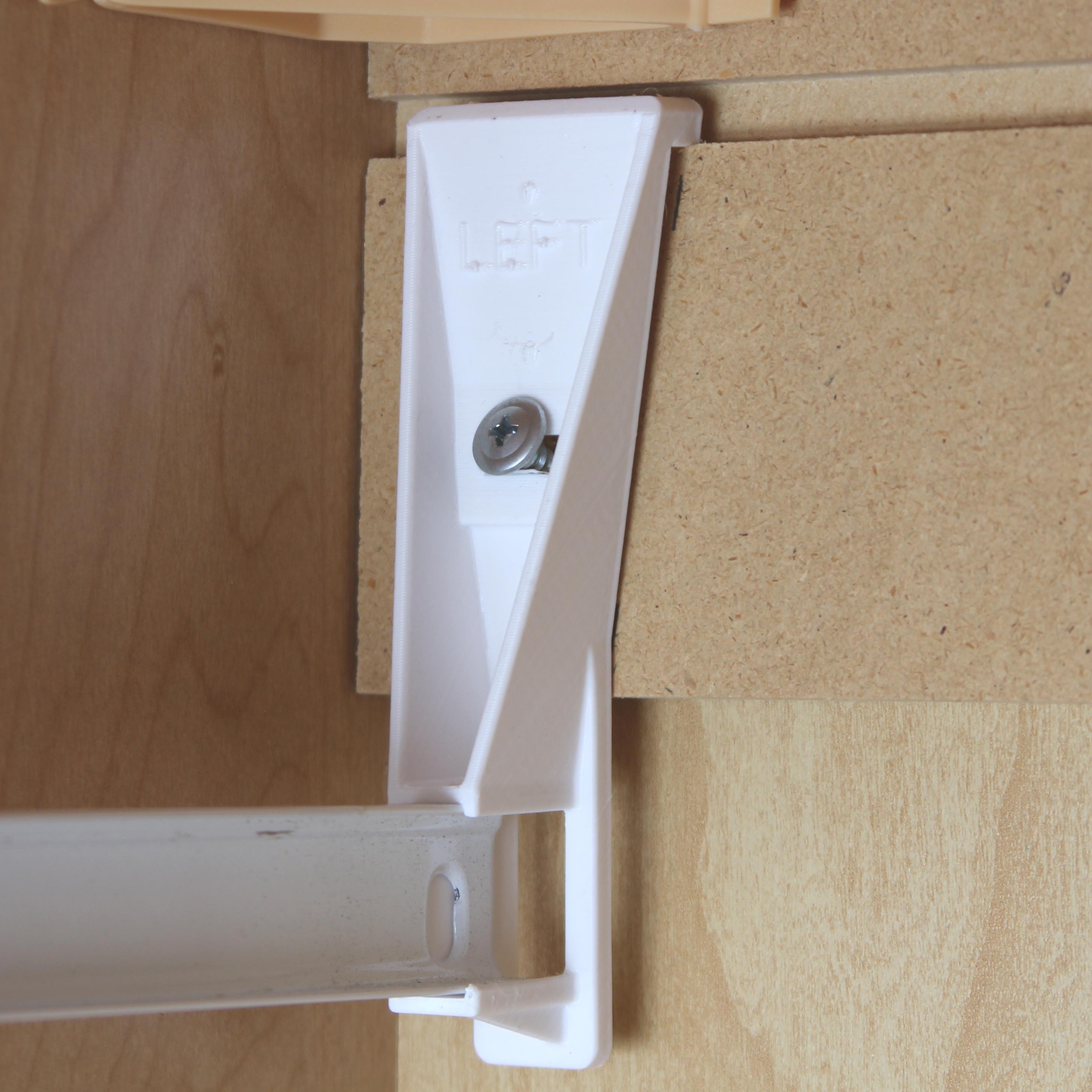Drawer Guide Mounting Bracket Replacement, Kitchen Bathroom ...