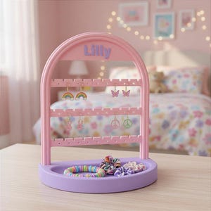 Earring Display Stand with Tray