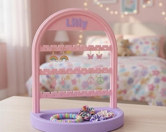 Earring Display Stand with Tray