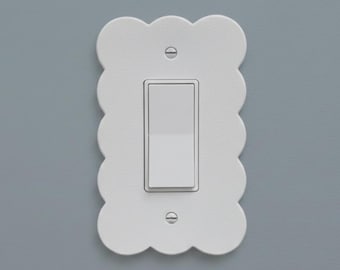 Light Switch Cover: Scalloped Edge
