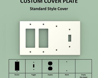 Custom Light Switch Cover: Standard Style