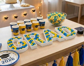Custom Letter Candy Dish
