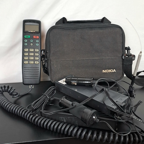 Vintage 90s Nokia LX-12 1992 Cell Phone / Car Phone With