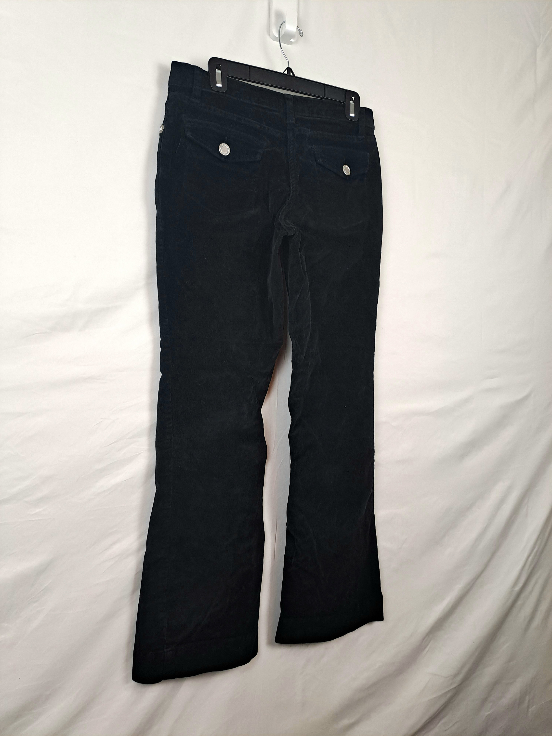 Vintage 2000s Low Rise Black Flare Pants, Size Medium - Etsy