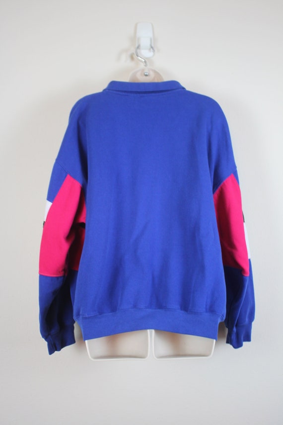 Vintage 80s / 90s Color Block Sweatshirt - image 4