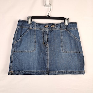 Vintage Y2K Denim Mini Skirt