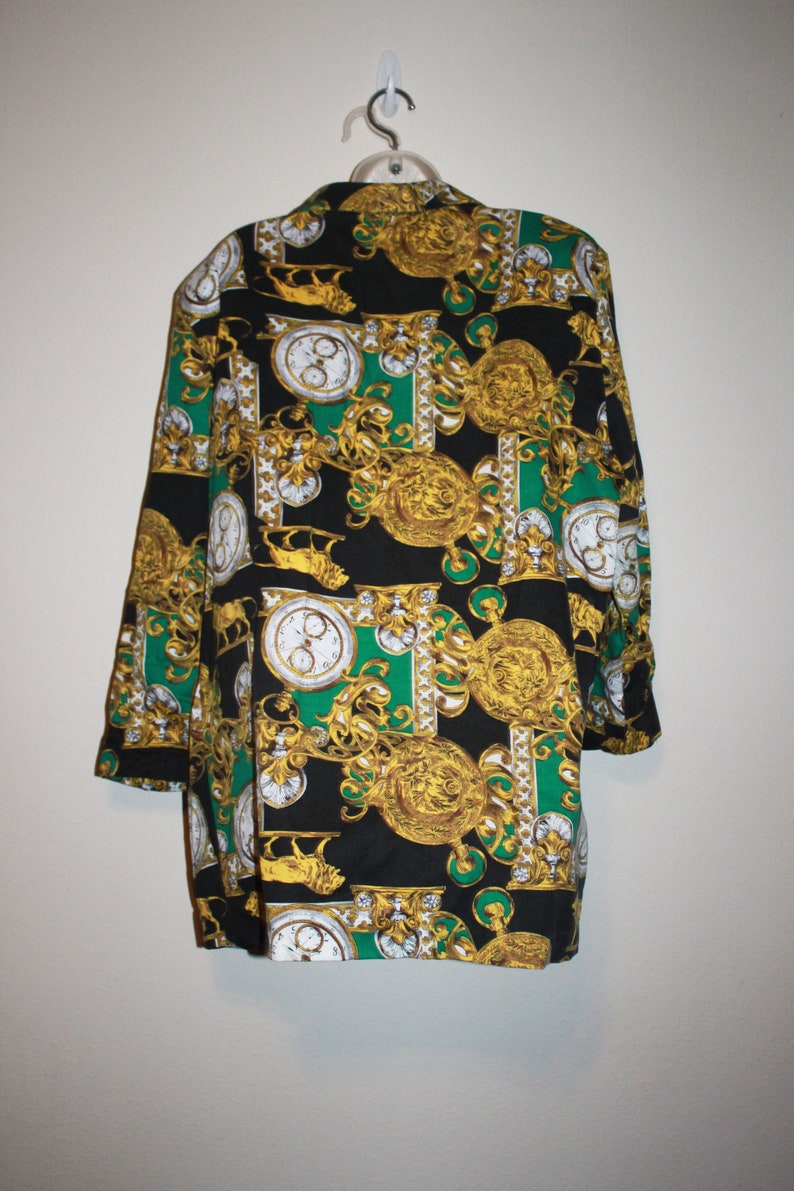 Vintage 1990s 1980s Clocks Blazer