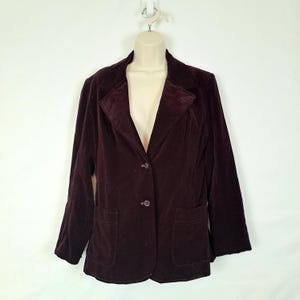 70s Purple Jacket Velvet - Etsy
