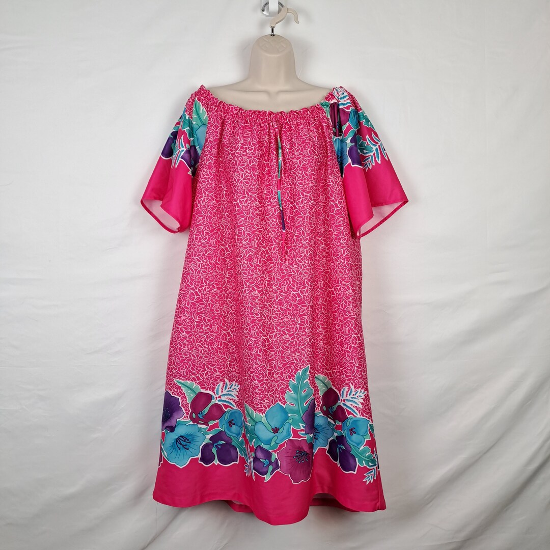 Vintage Pink Floral Sundress, Plus Size Etsy — free download