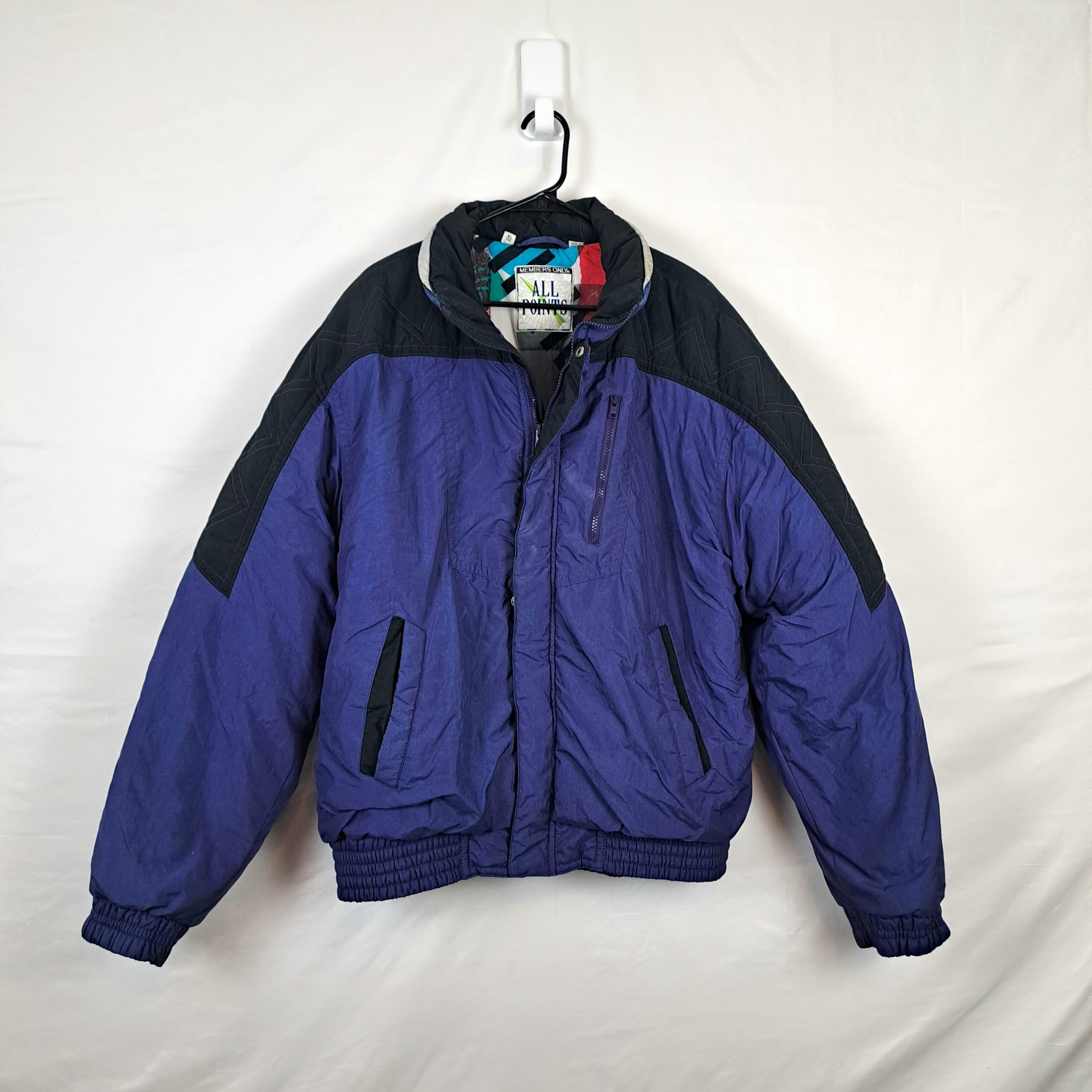 90s members only ダウンジャケット Vintage 80s / 90s Members Only Puffer Jacket - Etsy