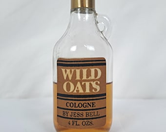 Vintage 80s Wild Oats Cologne for Men by Jess Bell
