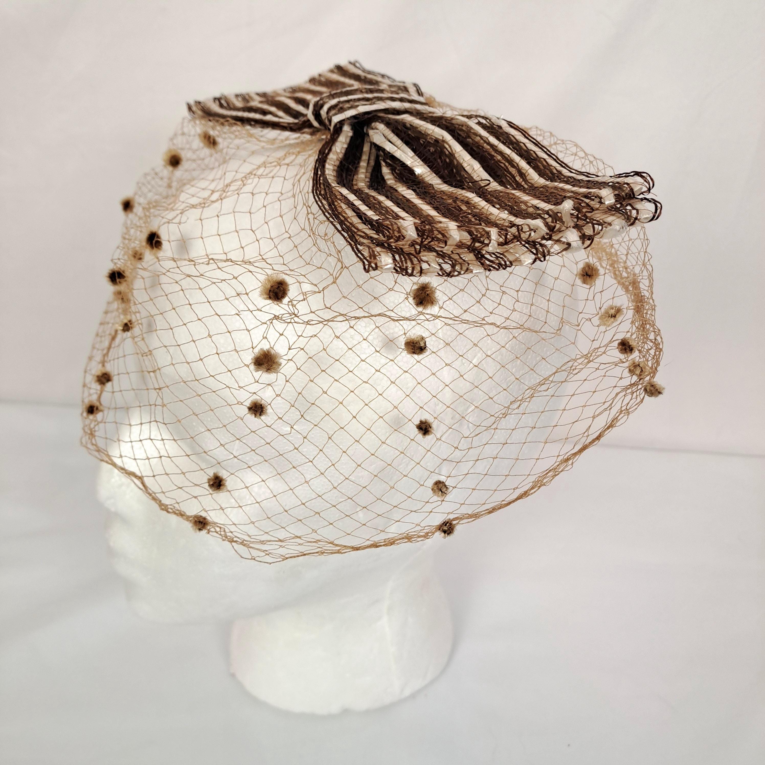Fishnet Hair Bow - Etsy