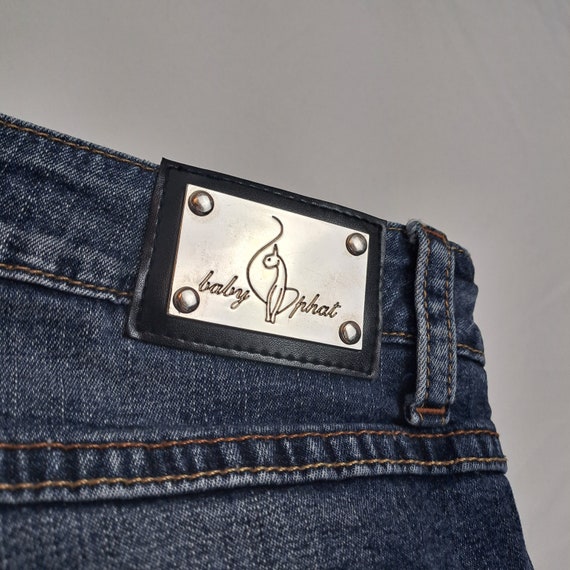 Vintage 2000s Baby Phat Low Rise Denim Bermuda Sh… - image 6