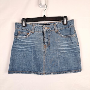 Vintage Y2K Denim Mini Skirt by Bebe
