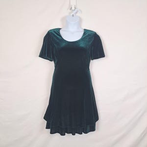 primark green velvet dress Molly Christmas Sparkly_Party_Dress