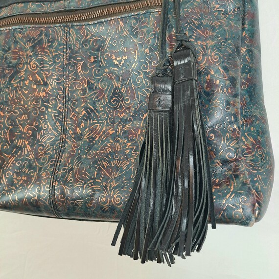 Vintage 90s Patricia Nash Leather Bag - image 3