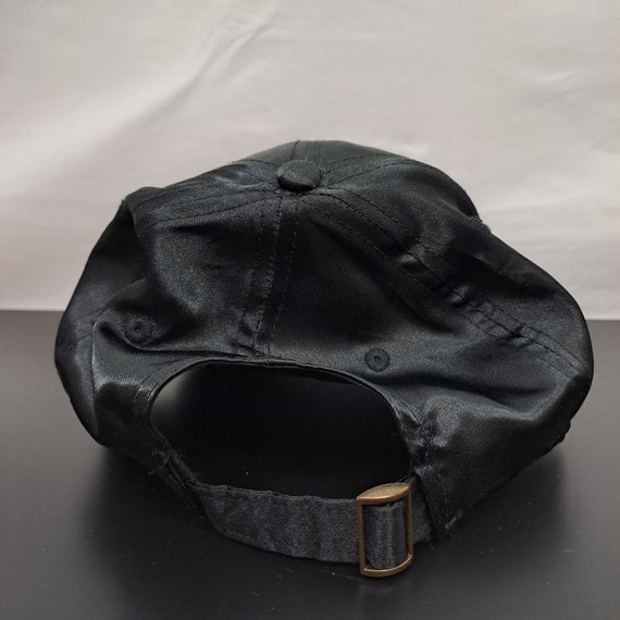 Vintage 1990s / Y2K Black Silky Hat - image 2