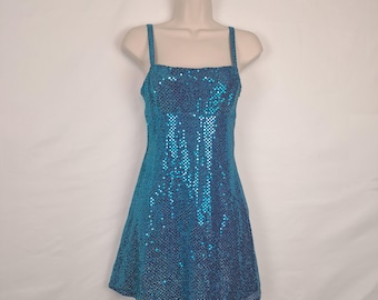 princess polly baby blue dress SNDYS Revolve Blue Sequin Mini Dress - Small