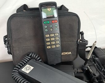 Vintage 90s Nokia LX-12 1992 Cell Phone / Car Phone With