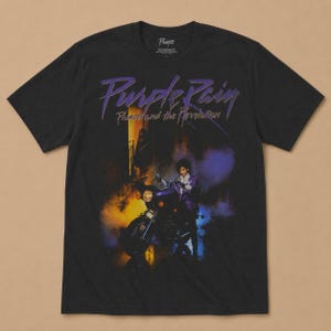 Prince Purple Rain T-shirt Ny & Officiellt Licensierad Merch Unisex Vuxen Bomullströja