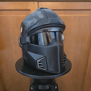Helldivers 2 Shadow Paragon Helmet 1:1 Wearable Cosplay Kit or Painted
