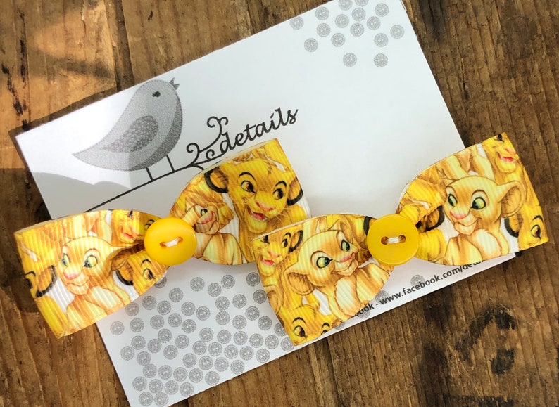 lion king clips lion king bows no slip clip Lion king hair clips hair bows Lion king hair bows lion king lion king bow hair clips