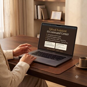 Virtual Assistant AI Prompt Toolkit | ChatGPT Claude Gemini Prompts for VAs | AI Command Center + Gmail Setup for Freelancers
