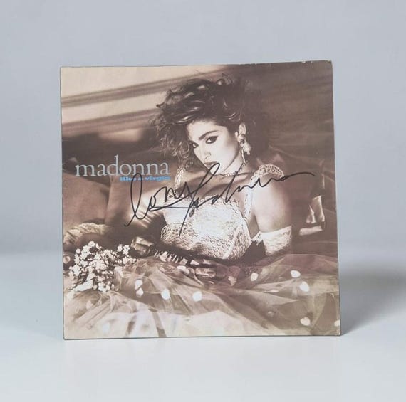 マドンナ MADONNA サイン入りレコード「LIKE A VIRGIN」 Madonna Signed Like A Virgin Vinyl LP - Etsy