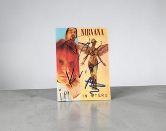 タレントグッズ Nirvana ニルヴァーナ サイン入りフォトフレーム