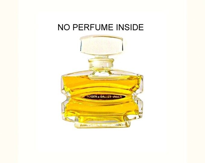 Antique Fugue Perfume by Roger et Gallet Parfum Vintage 1930s Baccarat Crystal Bottle