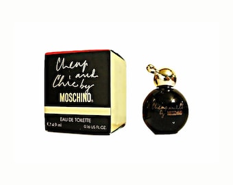 Vintage 1990s Cheap and Chic by Moschino 0.16 oz Eau de Toilette Mini Miniature PERFUME