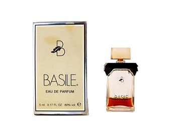 Vintage 1980s Basile by Basile 0.17 oz  Eau de Parfum Mini Miniature PERFUME