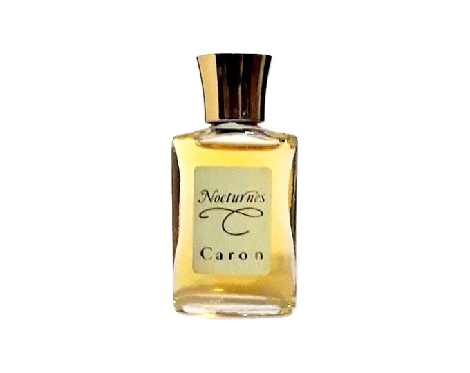 Vintage Nocturnes by Caron Perfume 0.25 oz Pure Parfum Splash 1980s Formula Mini Miniature