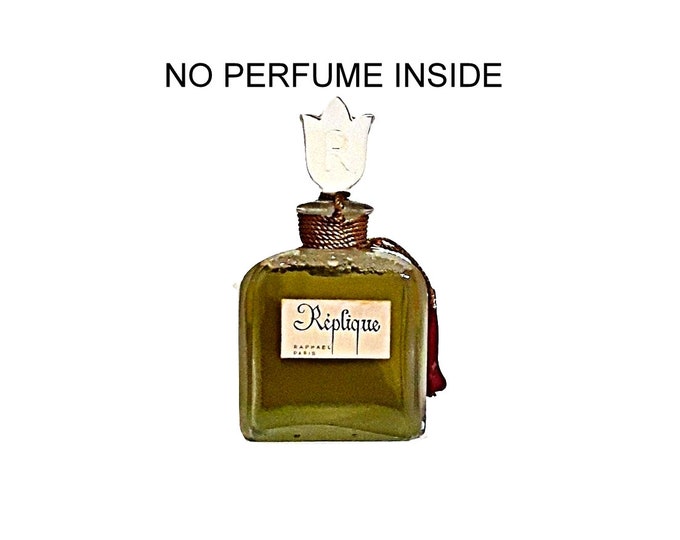 Vintage Perfume 1950s Replique by Raphael 3 oz Parfum FACTICE Dummy Perfume Bottle