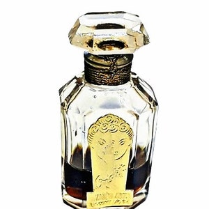 Antique On Dit Perfume by Elizabeth Arden 1/4 oz Parfum Mini Crystal Bottle Art Deco 1940s image 3