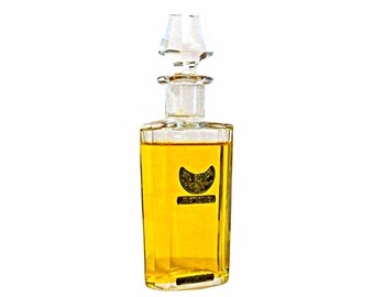 Vintage 1920s Le Gui by Duvelle Large American Glass Perfume Bottle