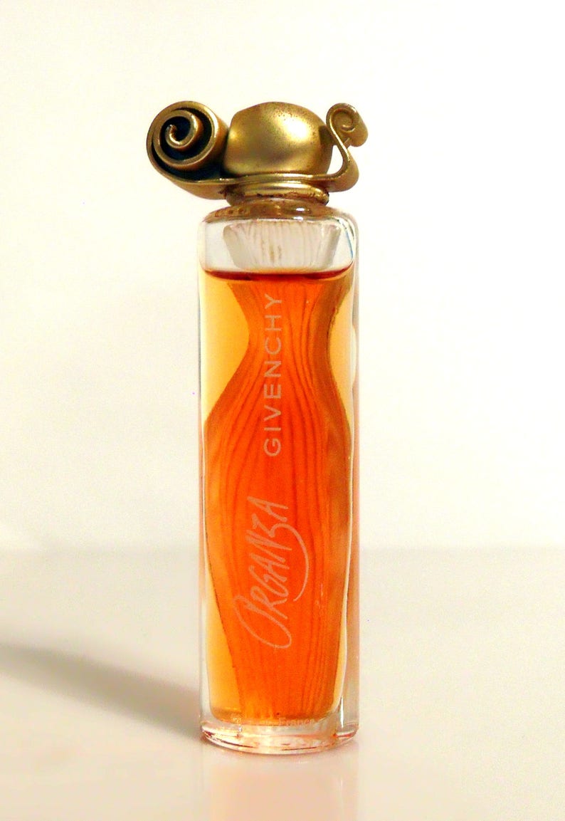 Vintage Organza Perfume 0.17 oz Pure Parfum 1990s Mini Miniature image 2