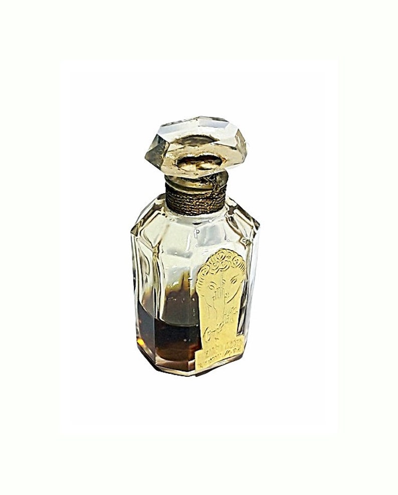 Antique On Dit Perfume by Elizabeth Arden 1/4 oz Parfum Mini Crystal Bottle Art Deco 1940s image 1