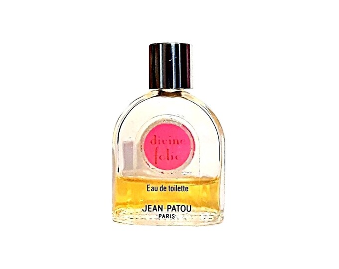 Vintage 1980s Divine Folie by Jean Patou 0.20 oz Eau de Toilette Mini Miniature DISCONTINUED PERFUME