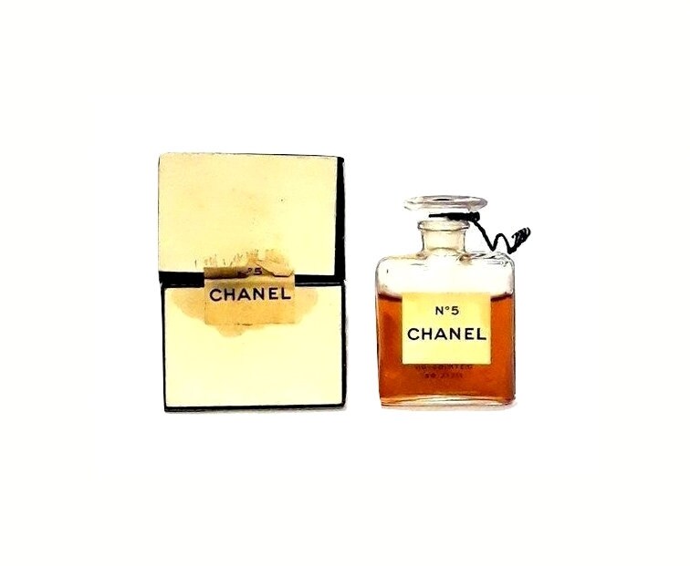 Vintage 1950s Chanel No 5 By Chanel 025 Oz Parfum Splash Mini