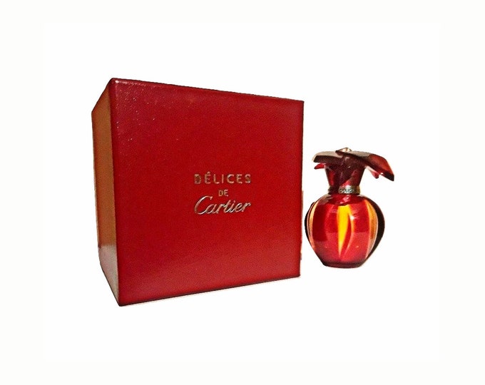 Delices Perfume by Cartier 1 oz Pure Parfum Spray and Box